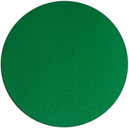 Rhino Hide Embossed Grill Guard Mat - Heat Resistant Outdoor Grill Floor Mat for Patio, Deck & Garage Surface Protection - Round, Green (36" x 36") - Image 3