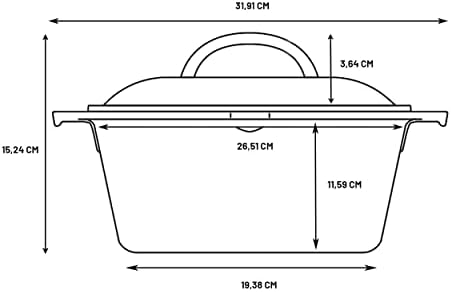 Lodge Cast Iron Dutch Oven with Loop Handle, Oven-Safe, 5 Quart - Image 3