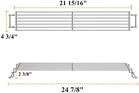 7641 Warming Rack for Weber Spirit/Genesis 300 Series – 25" Stainless Steel - Image 3