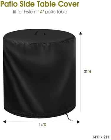Round Side Table cover End Table Cover- 14"D x 21"H - Image 2