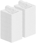 Avalon Towels Cotton Shop Rags – (Pack of 50) Size 12x14 Inches Cleaning Rags – Absorbent Shop Towels and Multipurpose Cleaning Towels for Automobiles, Industries, Garage and Homes (White) by AvalonTowels