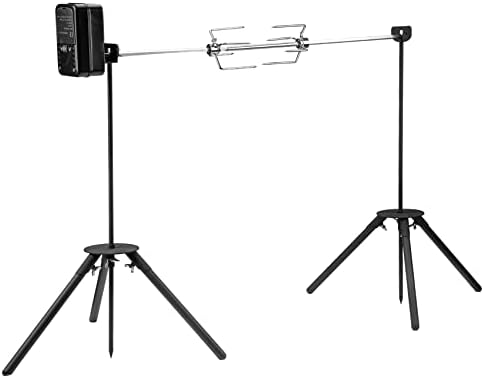 onlyfire Spit Rotisserie Outdoor Camp Grill with Support Legs by onlyfire