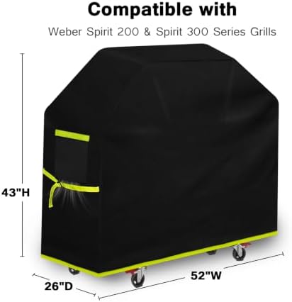 [Upgraded Reinforced Thickened Fabric]52 inch Grill Cover for Outdoor Grill - Image 2