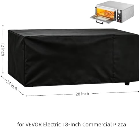 28 Inch Pizza Oven Cover for VEVOR 18-Inch Commercial Pizza Oven Tabletop - Image 2