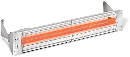 Infratech WD-3024 SS Stainless Steel Fixture Dual Element Electric Patio Heater 33" Long, 3000 Watt, 240 Volts, Stainless Steel by Unknown