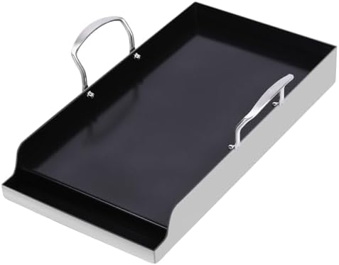 Utheer 19.5 x 10 Stainless Steel Griddle for Gas Grill & Stove Top by Utheer