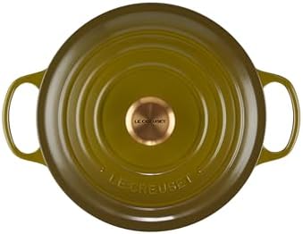 Le Creuset Enameled Cast Iron Round Dutch Oven, 5.5 qt., Olive - Image 2