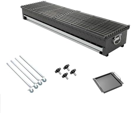 Yakitori Charcoal Grill, 47 In Household/Commercial Charcoal Barbecue Grill by Unknown