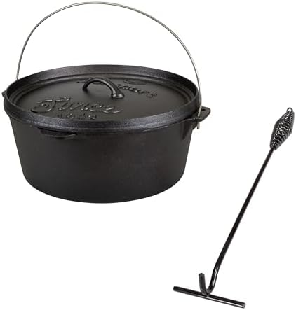 Stansport Pre-Seasoned Cast Iron Dutch Oven by Stansport