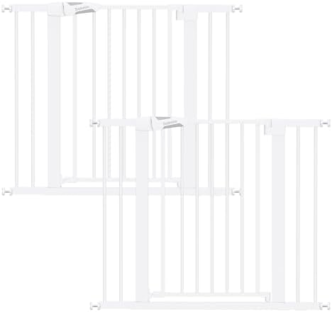Babelio 26-40 in Baby Gate for Stairs No Drilling, Pressgurad, 2 Pack by BABELIO