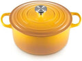 Le Creuset Enameled Cast Iron Round Dutch Oven, 7.25 qt., Nectar by Unknown