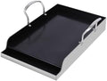 Utheer 16.5x10 Ceramic Nonstick Stainless Steel Griddle for Gas Grill by Utheer