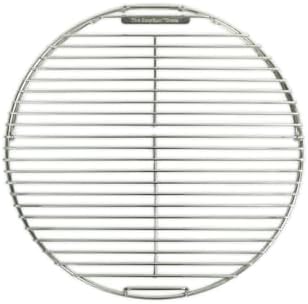 SnS Grills EasySpin Charcoal Grill Cooking Grate, 304 Stainless Steel, Large Hinged Opening, Perfect for 2-Zone Cooking, Replacement Grate Compatible with Weber & Other Grills - 18” Inches by HomeoftheSlowNSear