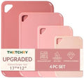 THETCHRY Plastic Cutting Board, Extra Large Pink Cutting Board for Kitchen by Thetchry