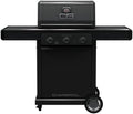 Charbroil Pro Series with Amplifire Technology 3-Burner Propane Gas Grill and Griddle Cabinet, Black - 463365124 by Charbroil