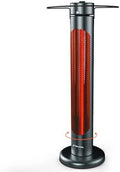 ThermoMate Electric Patio Heater, 1500W IP65 Outdoor/Indoor Infrared Heater with Remote, 8 Heating Levels 8-Hour Timer & Oscillation, Tip-over Protection for Garage Backyard Restaurant by ThermoMate
