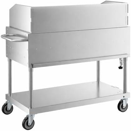 Commercial Stainless Steel Outdoor Liquid Propane Grill with Wind Guard, 48" Cooking Surface, 6 Burners, 96,000 BTU, for Restaurant Patio, Resort, Catering, Outdoor Kitchen, Hotel - Image 2