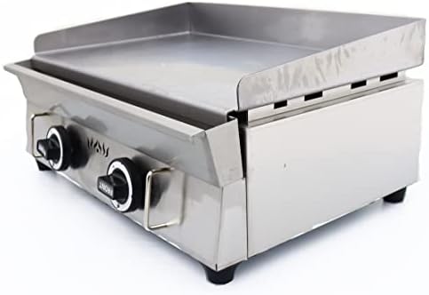 Commercial LPG Gas Griddle with Pressure relief valve Grill Griddle Tabletop Flat Top Countertop Restaurant Griddle Grill Teppanyaki Grill - Image 2