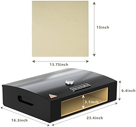 BakerStone Pizza Ovens for Grill Top Outdoor Pizza Oven Pizza Maker Portable Baking Oven with Dust Cover, Original Series - Image 6
