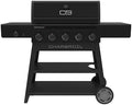 Charbroil Performance Series 5-Burner Gas Grill Cart with Side Burner, Black - 463254125 by Charbroil