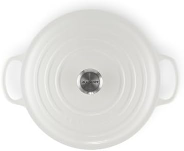 Le Creuset Enameled Cast Iron Round Dutch Oven, 9 qt., White - Image 2