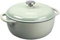 Lodge Essential Enamel Cast Iron Dutch Oven, 6 Quart, Desert Sage by Lodge