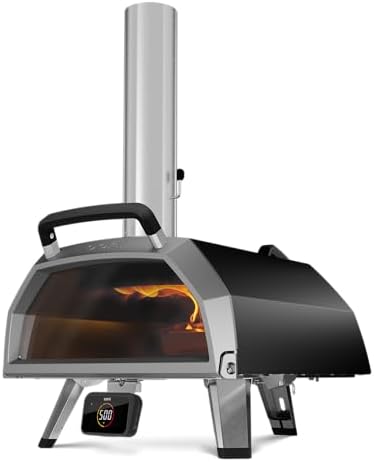 Ooni Karu 2 Pro Multi-Fuel Pizza Oven - Wood and Gas Outdoor Pizza Oven with Pizza Stone & Integrated Thermometer, Pizza Oven Outdoor, Dual Fuel 16 Inch Pizza Maker, Outdoor Cooking Grill by Unknown