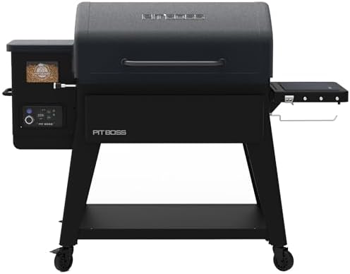 PIT BOSS 1600 Navigator Series WiFi & Bluetooth Wood Pellet Grill & Smoker, Flame Broiler and Touchscreen Controller, 1,593-Sq. in. Cook Space, 180°F to 500°F Temp Range, Meat Probe, 30 lb. Hopper by PitBoss%C2%AEGrills
