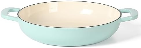 Martha Stewart Gatwick 3.5-Quart Enameled Cast Iron Dutch Oven Braiser – Martha Blue, Durable Nonstick Dutch Oven for Slow Cooking, Braising, and Baking - Image 3