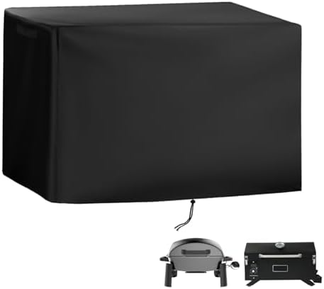 Grill Cover for Nexgrill 1-Burner Portable Propane Gas Grill 820-BC002, Heavy-Duty 600D Tabletop BBQ Cover for Country Smokers Pellet Grill GS150PPG by Unknown
