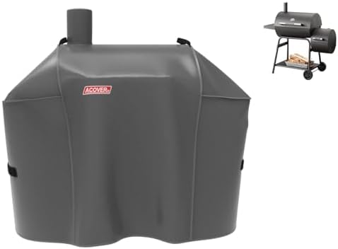 Offset Smoker Cover, Waterproof Grill Cover, 56.5 inch Brown Fits Expert Grill - Image 2