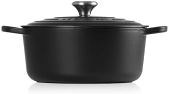 Le Creuset Enameled Cast Iron Round Dutch Oven, 5.5 qt., Licorice - Image 4