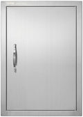 VEVOR BBQ Access Door, 17W x 24H Inch Single Outdoor Kitchen, Stainless Steel Flush Mount, Wall Vertical with Handle, for BBQ Island, Grilling Station, Outside Cabinet by VEVOR