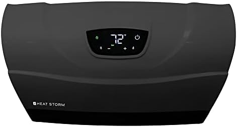 Heat Storm Phoenix HS-1500-PHX, Infrared Space Heater with Attachable Feet, Remote Control, Energy Efficient-750-1500 Watts, Gray Floor or Wall - Image 2