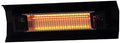 Fire Sense 60460 Wall Mounted Infrared Patio Heater 1500 Watts Weatherproof Lightweight for Indoor Outdoor Use 6 Foot Non Retractable Electrical Cord Mounting Bracket - Black by FireSense
