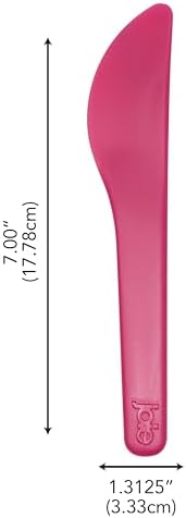 Joie Spreaders Set, Reusable Plastic Knives, 4-Count Assorted Colors - Image 7