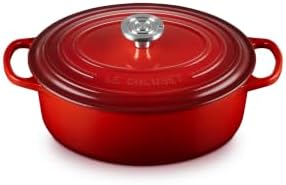 Le Creuset Enameled Cast Iron Oval Dutch Oven, 2.75 qt., Cerise/Crucible by Unknown