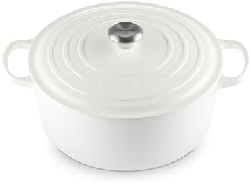 Le Creuset Enameled Cast Iron Round Dutch Oven, 9 qt., White by Unknown