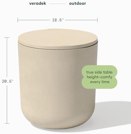 Veradek Kona Cooler Side Table - Outdoor Cooler Table and Ice Chest - Image 3