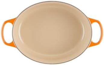 Le Creuset Enameled Cast Iron Oval Dutch Oven, 5 qt, Flame - Image 3