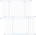 Cumbor 2-Pack 29.7-51.5 in Extra Wide Baby Gate for Stairs, Dog Gate White by Cumbor