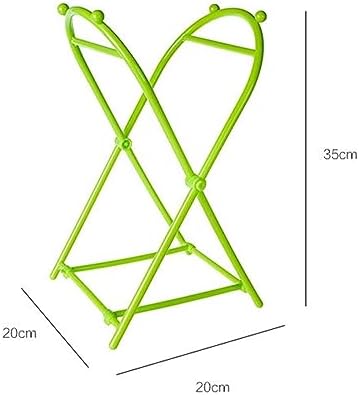 Trash Bag Holder Stand Hanging Trash Bag Rack Outdoor Portable Outside Garbage Bag Holder Frame for Laundry Garage Pantry Leaves Gardening, Green - Image 3