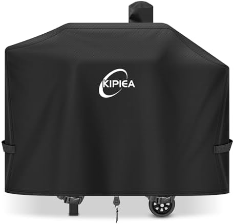 Kipiea Pellet Grill Cover for Camp Chef 24, 600D Waterproof Smoker Cover by Kipiea