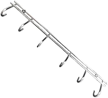 Lifespace Grill Utility Rack - 6 Hooks - Chrome Plated Mild Steel by Lifespace