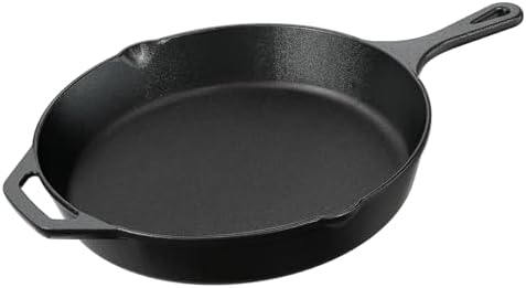 Cast Iron Skillet, Frying Pan for the Stove, Oven, Grill & Campfire (10 inch) by Unknown