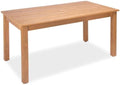 ZHUSI Patio Dining Table, HIPS with Umbrella Hole, Wood by ZHUSI