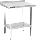 DuraSteel NSF Stainless Steel Table - 24 x 30 Inch Metal Work Table w/Undershelf - Commercial Kitchen, Restaurant, Garage, Laundry - Outdoor Stainless Steel Prep Tables Countertop Island Grill Small by DuraSteel