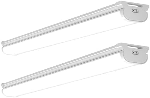Barrina LED Shop Lights 4FT for Workshop, Garage, 45W 5000LM 5000K, 2 Packs by Barrina