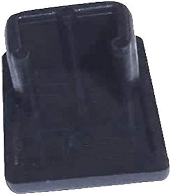 30-304B Sling Insert Rectangular Sling Chair Replacement End Caps - 1" L x 3/4" W - Black (10 pcs Pack) - Image 3