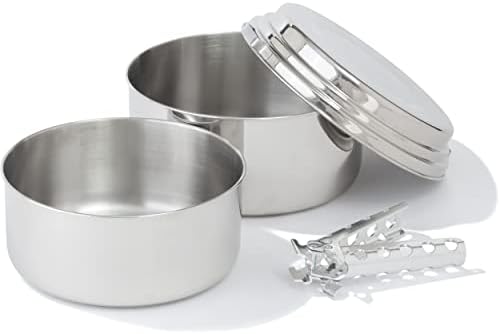 MSR Alpine 2 Stainless Steel Camping Pot Set - Image 2
